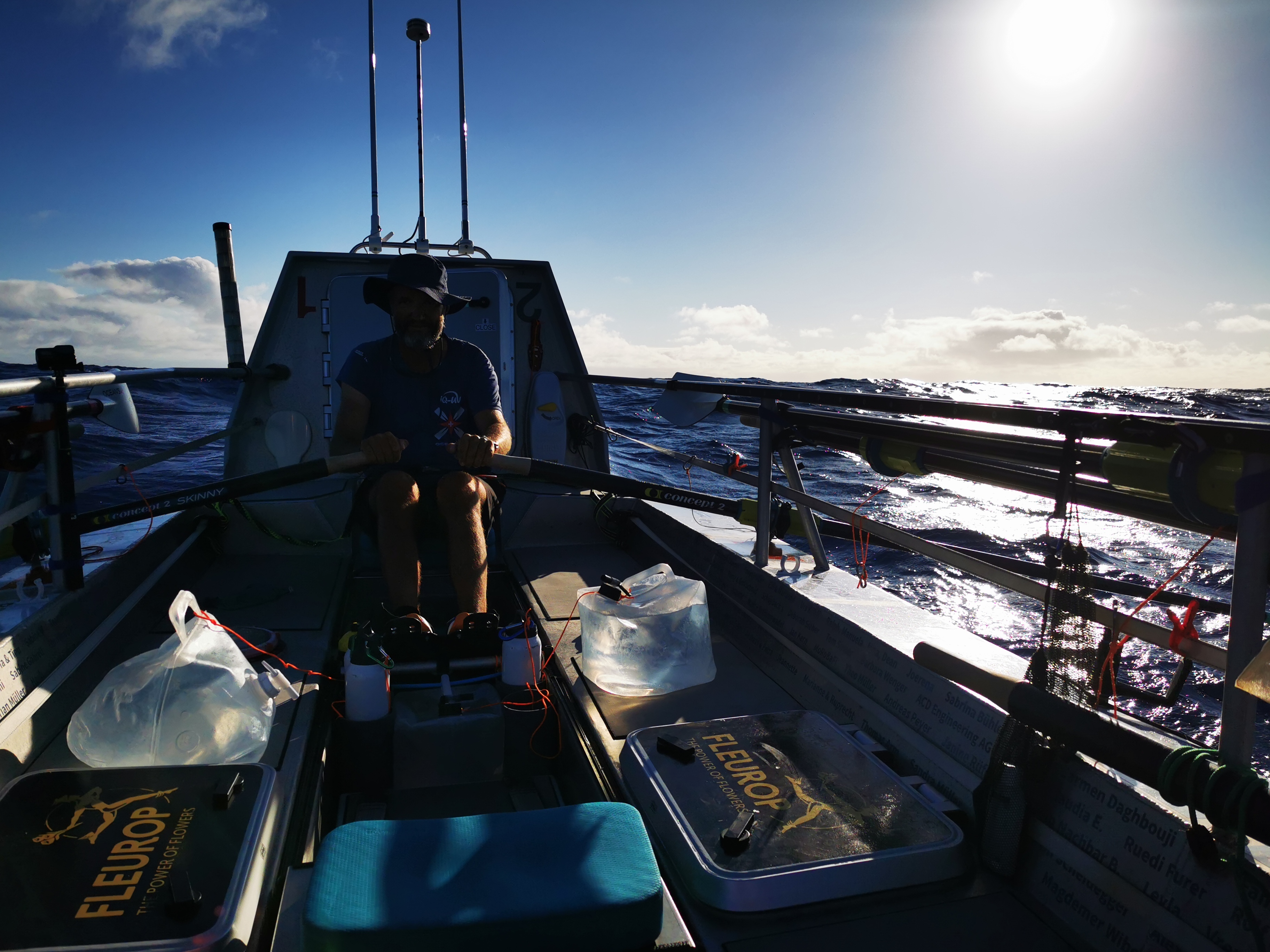 1'000 Seemeilen auf dem Pazifik gerudert!