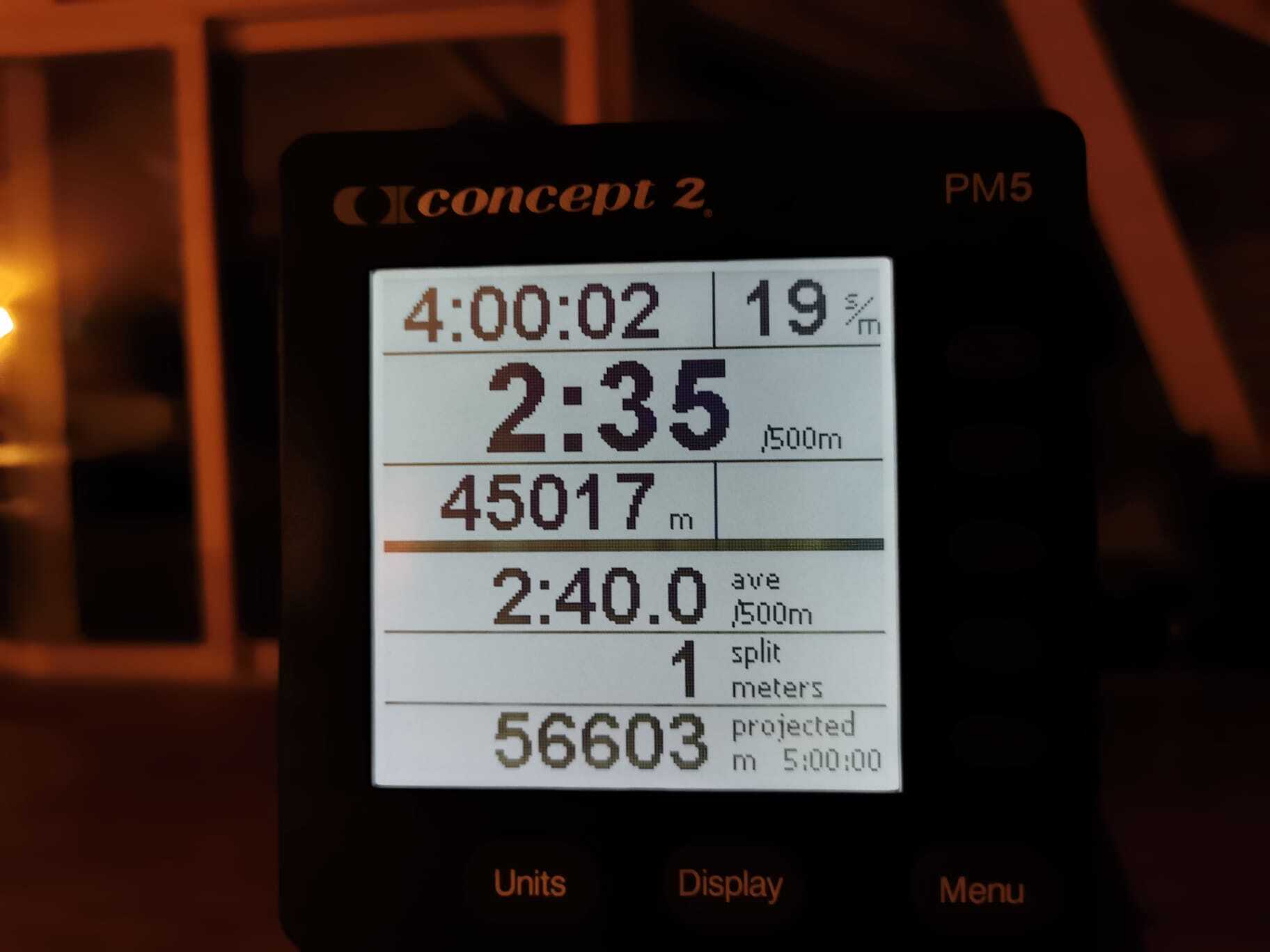 12H ERGOMETER Training